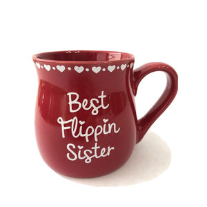 Best  Flippin Sister  Coffee/Tea Mug 10 Strawberry Street 17 oz